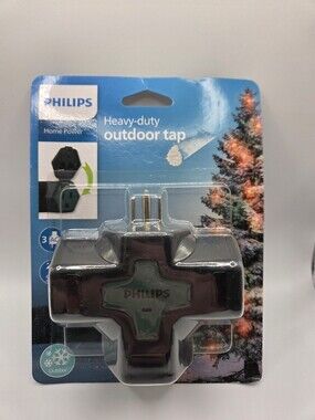 Philips Heavy Duty  Outdoor Tap 3 Grounded Weatherproof Outlet Covers NIP
